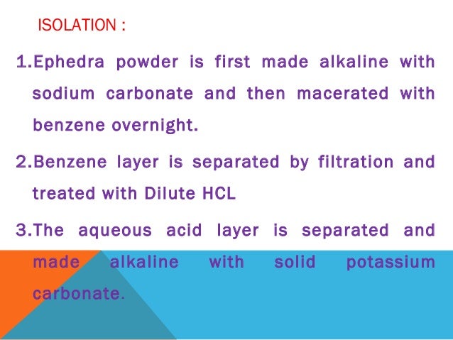 Suck my wake Extract ephidrine from lick blocks